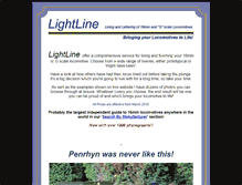 Tablet Screenshot of lightline16mm.com